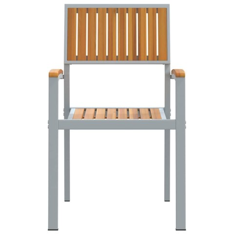 Krzesło składane 4 pcs Brązowy 56 x 57 x 87 cm