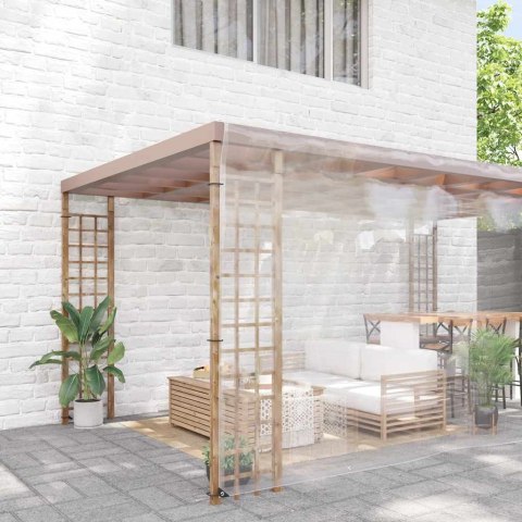 Przezroczysta plandeka z oczkami 8x8 m PVC