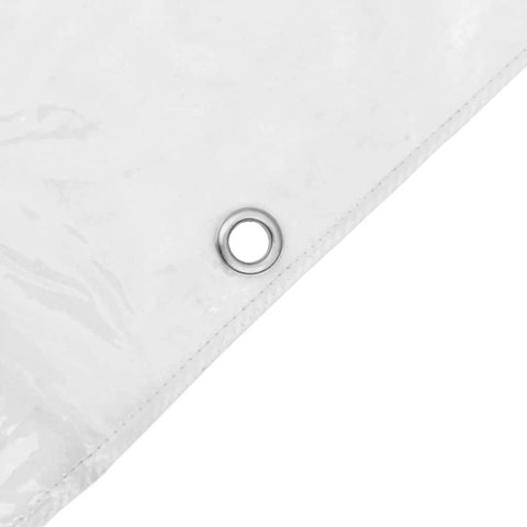 Przezroczysta plandeka z oczkami 8x8 m PVC