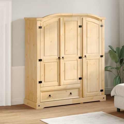 Szafa Corona, 151,5x52x170 cm, lite drewno sosnowe