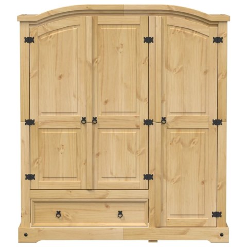 Szafa Corona, 151,5x52x170 cm, lite drewno sosnowe