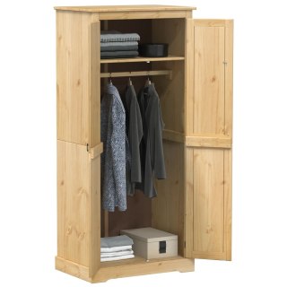 Szafa Corona, 76x50x170 cm, lite drewno sosnowe