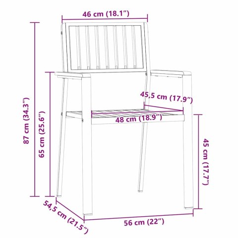 Krzesło Ogrodowe 4 pcs Olej Naturalny Lite drewno teakowe