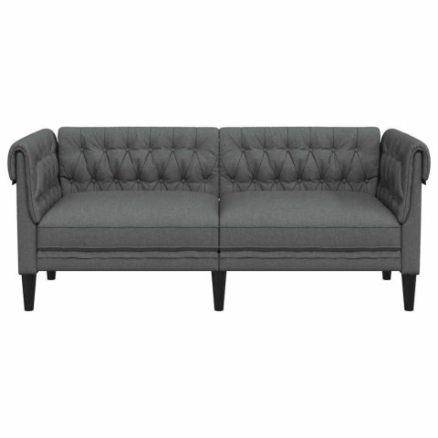 Sofa Ciemnoszary 182,5 x 74,5 x 74,5 cm Poliester