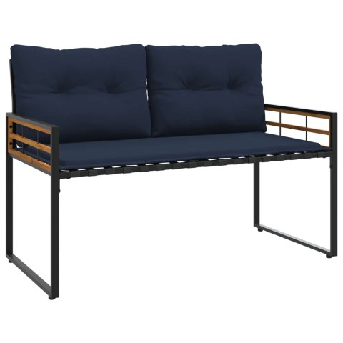 Zestaw Mebli Ogrodowych z poduszką 4 pcs Granatowy