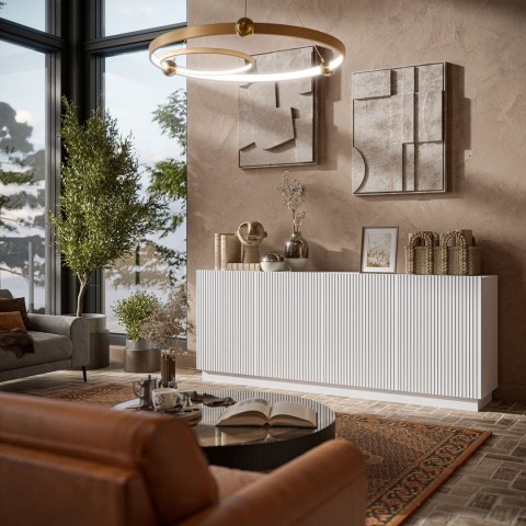 Komoda LIVERTI 200x42x78 biały