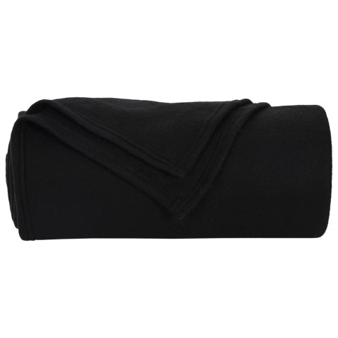 Koce narzutowe 24 pcs Czarny 240 x 220 cm Polar