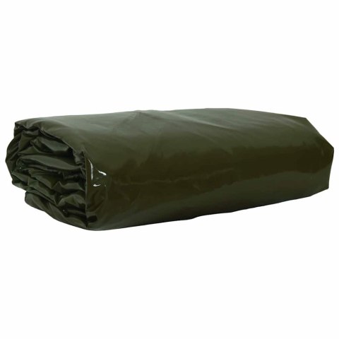 Plandeka 650g / m² Zielony oliwkowy 6 x 8 m Płótno z powłoką PVC