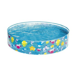 Bestway Basen Dziecięcy Sztywny PVC Morze 122x25 cm +2 Lata Ogród 55028