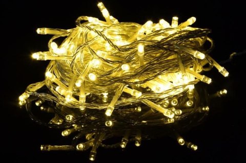 Świąteczny LED łańcuch - 5 m, 50 diod, ciepła biel