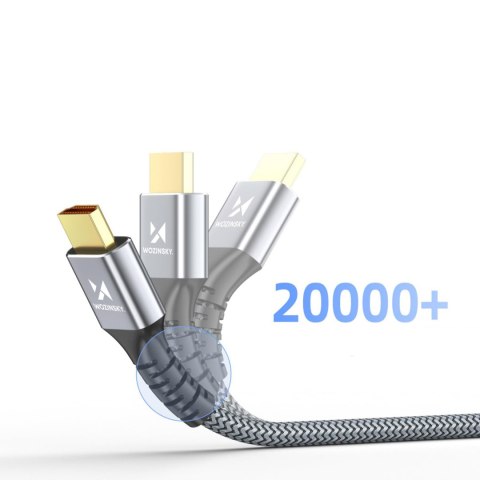 Kabel przewód DisplayPort z ceryfikatem VESA 80 Gb/s 16K HDR HDCP DSC 1m - czarny