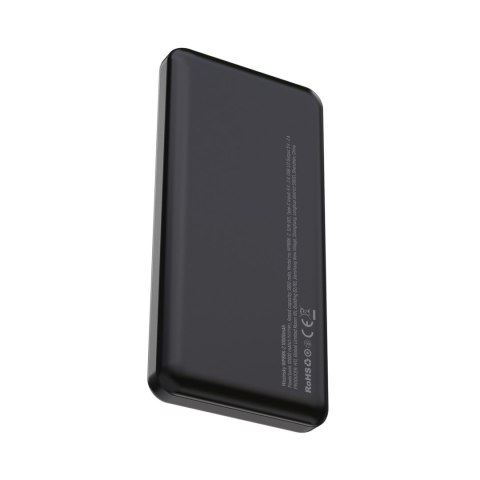 Powerbank Wpower WPBBK-2 10000mAh USB-A USB-C - czarny