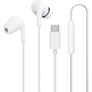 Słuchawki przewodowe douszne z pilotem Xiaomi BHR8931GL USB-C - białe
