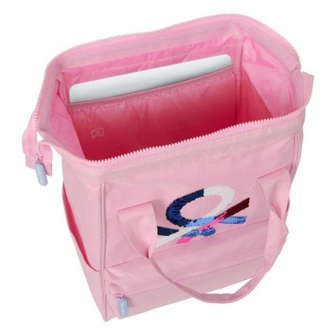Plecak na Laptopa Benetton benetton Różowy 27 x 40 x 19 cm