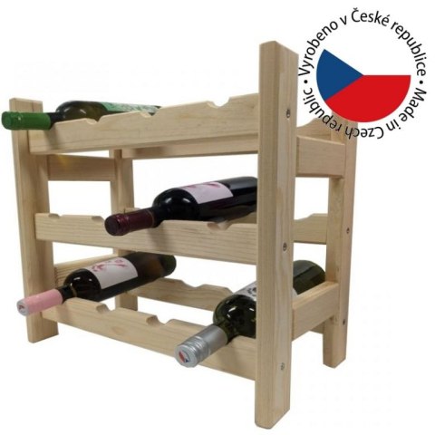 Stojak na wino, na 12 butelek