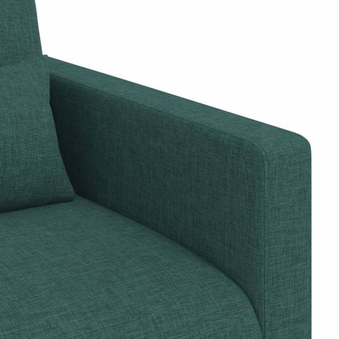 Sofa 2 pcs Ciemna zieleń Metal