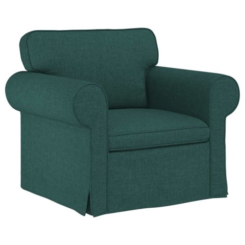 Sofa 2 pcs Ciemna zieleń Metal