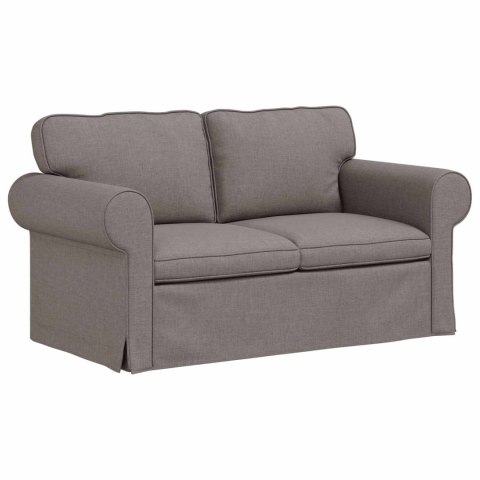 Sofa 2 pcs Ciemnoszary Metal