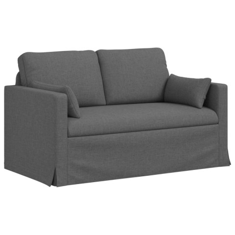 Sofa 2 pcs Ciemnoszary Metal