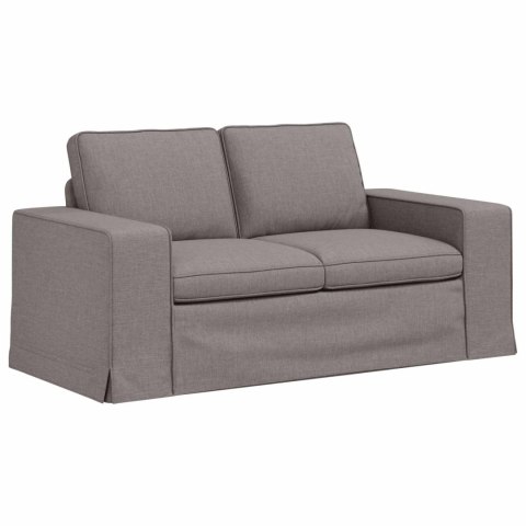 Sofa 2 pcs Ciemnoszary Metal