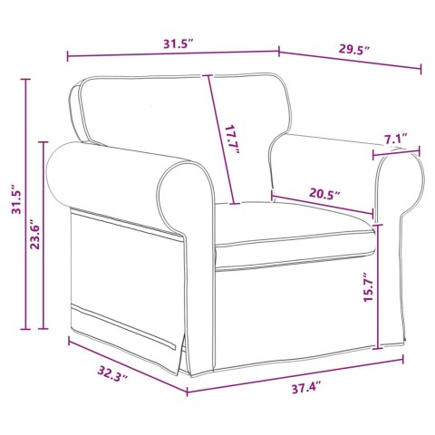 Sofa 2 pcs Ciemnoszary Metal