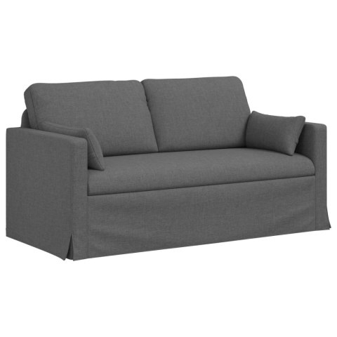 Sofa 2 pcs Ciemnoszary Metal