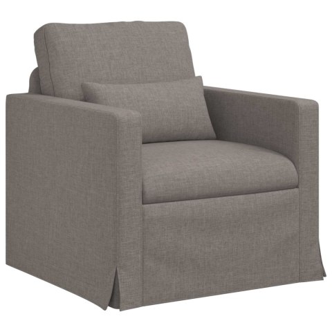 Sofa 2 pcs Ciemnoszary Metal
