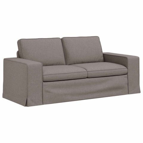 Sofa 2 pcs Ciemnoszary Metal