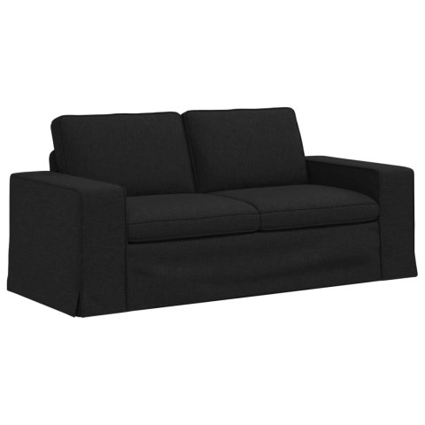 Sofa 2 pcs Czarny Metal