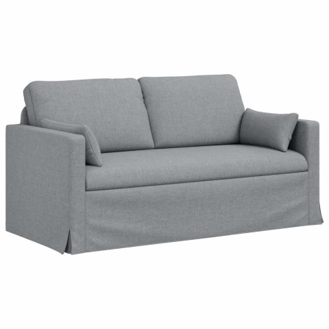Sofa 2 pcs Jasnoszary Metal