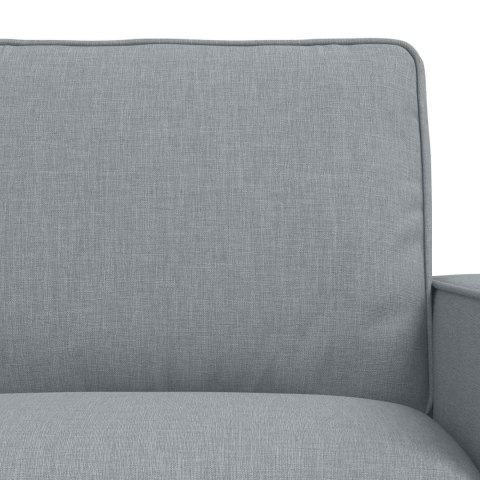 Sofa 2 pcs Jasnoszary Metal