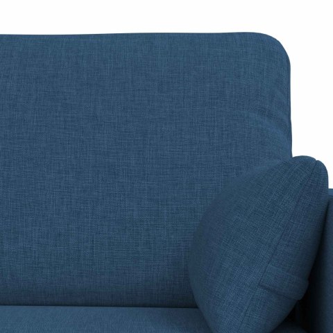 Sofa 2 pcs Niebieski Metal
