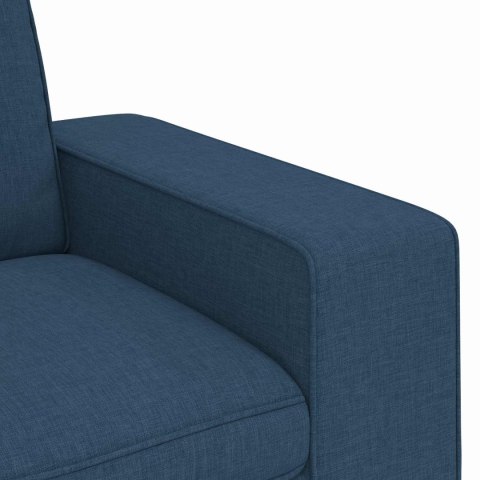 Sofa 2 pcs Niebieski Metal
