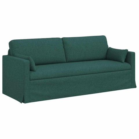 Sofa 2 pcs Ciemna zieleń Metal