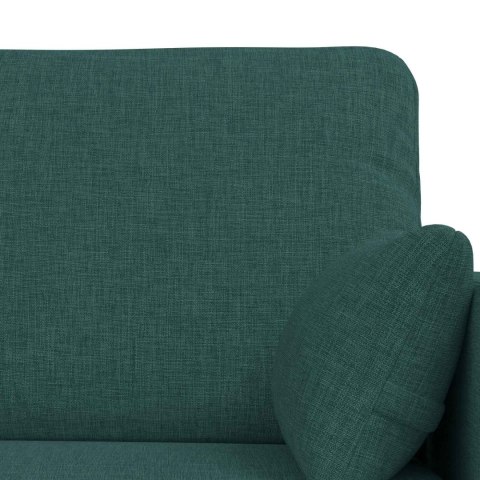 Sofa 2 pcs Ciemna zieleń Metal