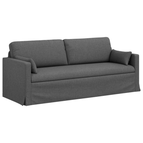 Sofa 2 pcs Ciemnoszary Metal