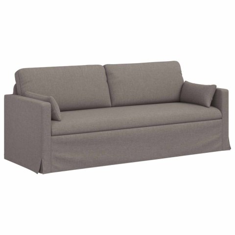 Sofa 2 pcs Ciemnoszary Metal