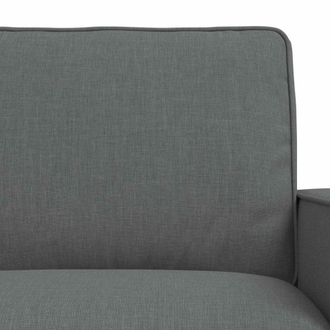 Sofa 2 pcs Ciemnoszary Metal