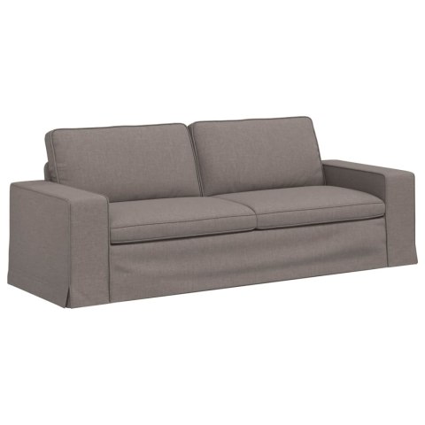 Sofa 2 pcs Ciemnoszary Metal