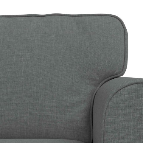 Sofa 2 pcs Ciemnoszary Metal