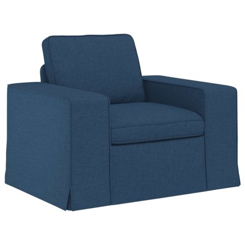 Sofa 2 pcs Niebieski Metal