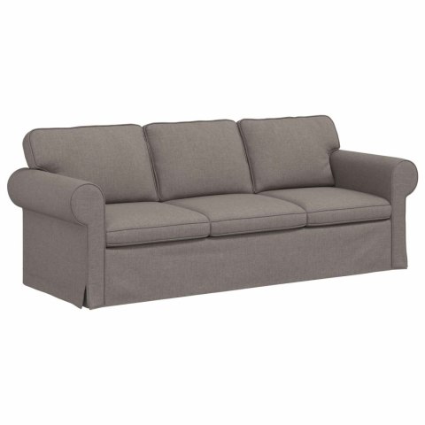 Sofa Ciemnoszary 215 x 82 x 80 cm Metal