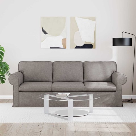 Sofa Ciemnoszary 215 x 82 x 80 cm Metal