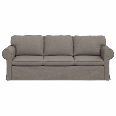 Sofa Ciemnoszary 215 x 82 x 80 cm Metal