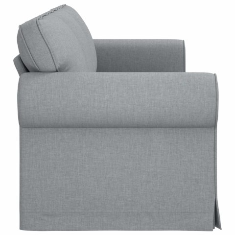 Sofa Jasnoszary 215 x 82 x 80 cm Metal