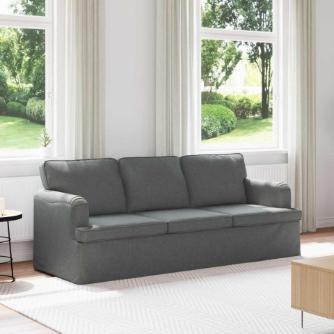 Sofa Ciemnoszary 142 x 80 x 85 cm Metal