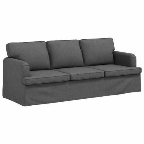 Sofa Ciemnoszary 142 x 80 x 85 cm Metal