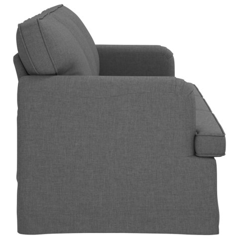 Sofa Ciemnoszary 142 x 80 x 85 cm Metal