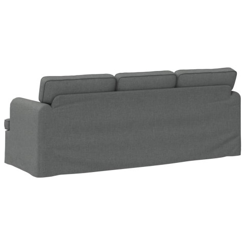Sofa Ciemnoszary 142 x 80 x 85 cm Metal