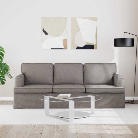 Sofa Ciemnoszary 142 x 80 x 85 cm Metal